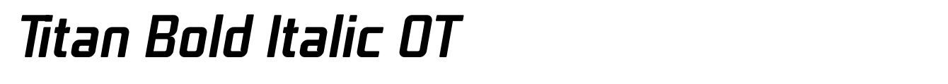 Titan Bold Italic OT image